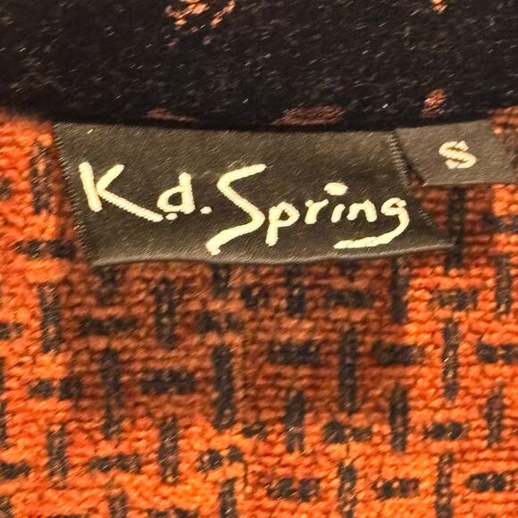 Vintage K.D. Spring Textured One Button Blazer Jacket - size Small - Picture 5 of 7